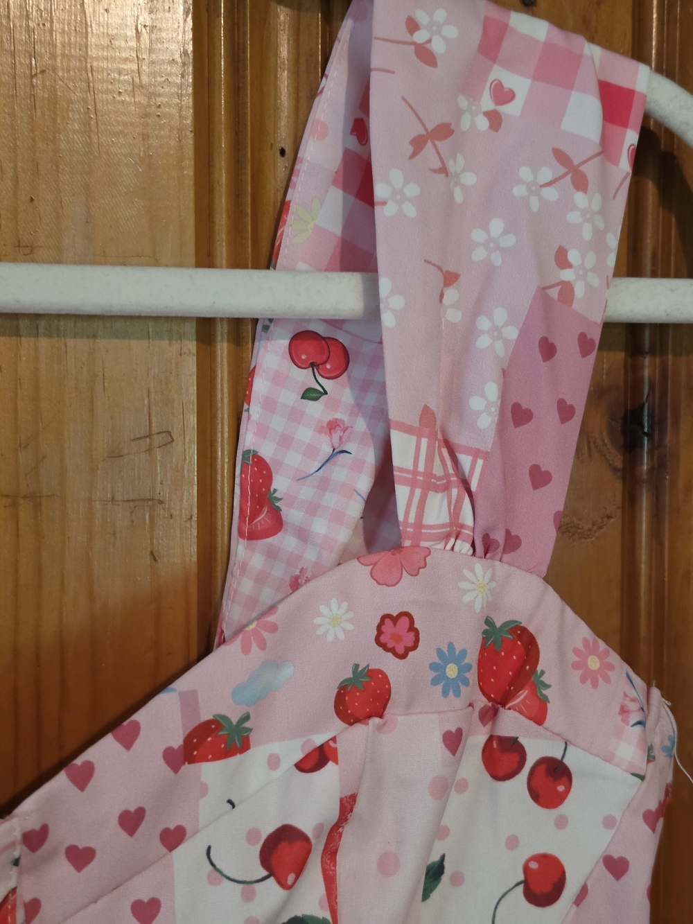 Pink Cherry Patchwork Sundress - Picture 9 of 16